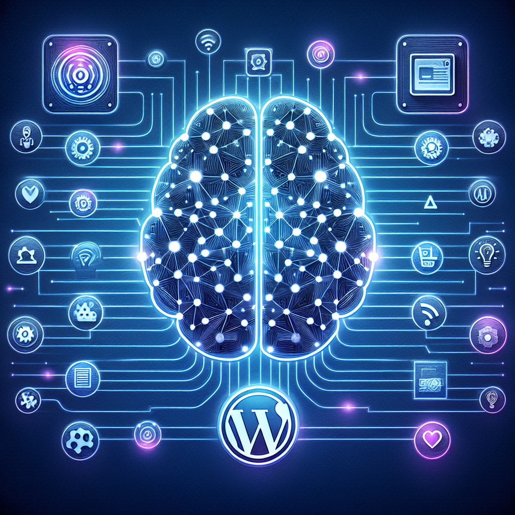 AI plugins for WordPress with neural network and automation elements